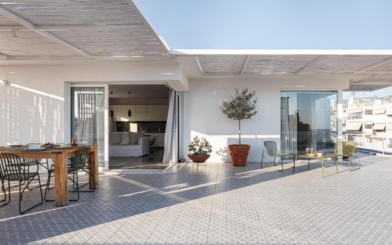 Sea View Beach Penthouse - Athens Coast Zewnętrze zdjęcie