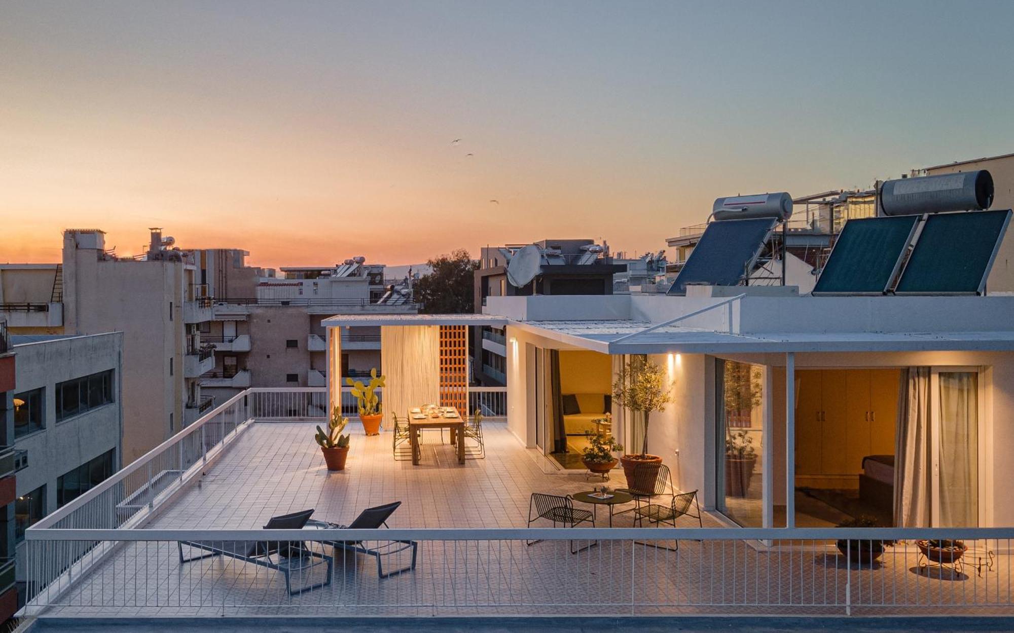Sea View Beach Penthouse - Athens Coast Zewnętrze zdjęcie